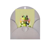DLXW Cartes de remerciement vierges avec enveloppes invitant parents, amis, frères, sœurs, voisins, collègues, carte de vœux avec grenouille amusante faisant du yoga