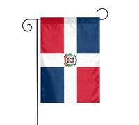 Dlxw Drapeau de la République dominicaine de 30,48 x 45,72 cm double face pour créer une décoration de jardin romantique, une atmosphère extérieure à la maison. Améliorez le goût de votre décoration