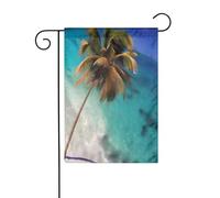 Dlxw Drapeau des îles des Caraïbes 30,48 x 45,72 cm double face pour créer une décoration de jardin romantique pour la maison et l'extérieur. Améliorez le goût de votre décoration de jardin, maison et