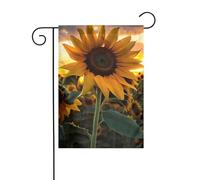 Dlxw Drapeau tournesol de ferme de 30,48 x 45,72 cm double face pour créer une décoration de jardin romantique pour la maison et l'extérieur. Améliorez le goût de votre décoration de jardin à la