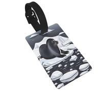 Dlxw Étiquettes à bagages en PVC pour sacs de voyage et étiquettes d'identification de bagages. Les essentiels de voyage se démarquent lors de vos voyages