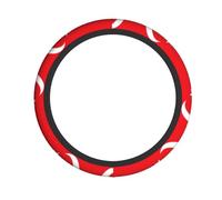 Dlxw Housse de volant extensible de qualité supérieure, 38,1 cm, compatible avec la plupart des voitures drapeau de la Turquie