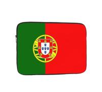 Dlxw Housse intérieure pour ordinateur portable 15" - Protection tendance - Légère et portable - Motif drapeau du Portugal