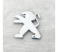 DLXYZML Embleme pour Peugeot 2008 2019 2020 2021 2022 2023,Capot Avant Coffre Arrière Embleme Rechange Insigne Autocollant Logo Hayon Tronc Porte Arrière ABS Accessoires Décoration Style Voiture