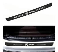 DLXYZML Protection Pare Choc Voiture pour Opel Astra J GTC 2011-2018,Fibre de Carbone Protection des Pare-Chocs Autocollant Arrière Plaque de Seuil de Coffre Accessoires Extérieurs de Voiture