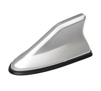 DLXZWF88 Voiture Antenne Requin pour Renault Clio IV (Phase II) 2016 2017 2018 2019, Antenne Toit Réception Booster Imperméable Modification Décoration de Accessoire,Silver