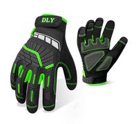 DLY Gants de Travail de Sécurité pour Homme,Gants de Mécanicien avec Écran Tactile,Gants Résistants Anti-impact,Gants Anti-vibrations pour Industrie Automobile, Motocyclisme, Construction Régulière