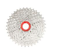 DLZFUDTY Cassette de Vélo,Roue Libre 8 Speed VTT Cassette Ultraléger Acier Pignons Freewheel Large Ratio VTT Accessoires Vélo(8S 11 36T Red Cover)