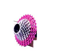 DLZFUDTY Cassette de Vélo,Roue Libre Cassette ultralégère for vélo de Route SL 11/12 Vitesses 28-36 Dents, Structure Creuse CNC HG, Roue Libre K7 11 V 12(Pink 11S 11-32T)