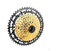 DLZFUDTY Cassette de Vélo,Roue Libre Cassette VTT 8, 9, 10, 11, 12 Vitesses, Large Rapport, Roue Libre, pignons de vélo Montagne 11-40T, 42T, 46T, 50T, 52T(9S 11-46T Gold)