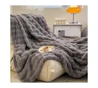 DLZFUDTY Couverture JetéE De Canapé,Plaid Polaire Couverture Longue en Velours, Chaude et Super Confortable, for lit canapé, de Luxe, for l'hiver(Black,200x230cm)