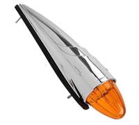 DLZFUDTY Feux De Gabarit Sur Le Toit,Feux De Gabarit De Toi Feu de toit voiture avec coque chromée mate 15,55 x 3,54 pouces for pick-up 12 V, feux gabarit LED for camion