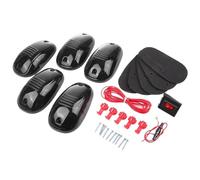 DLZFUDTY Feux De Gabarit Sur Le Toit,Feux De Gabarit De Toi Lot De 5 Feux Gabarit LED Blancs Ambrés For Toit Cabine, Utilisation Adaptée Pour Pick-up, SUV, 4x4, For Ranger F150 Hilux(5pcs Yellow)