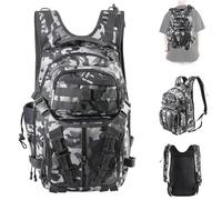 DLZFUDTY Sac De Peche,Sac A Dos De Peche Grand Sac de pêche étanche et résistant à l'usure, Dos avec Porte-Canne, Rangement léger for matériel(B)