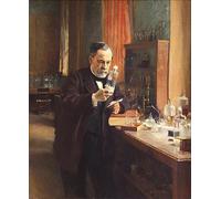 DLZJYIQV De Célèbres Tableaux Poster Impressions Peinture Abstraite Louis Pasteur par Albert Gustaf Aristides Edelfelt Abstait Peinture Pour la Décoration de la Chambre à Coucher 60x90cm