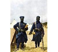 DLZJYIQV De Célèbres Tableaux Toile avec Image Imprimer Affiche Tirailleurs du Sénégal pendant la bataille de la Marne à l'est de Paris par Jules Gervais Courtellemont Affiche de Arts 60x90cm