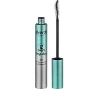 DM alverde Naturkosmetik Mascara longue durée 12 heures Noir Contenu : 9 ml de mascara à l'eau de rose bio et de cire de riz