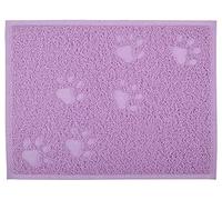 DM Bac à litière pour chat - Tapis de table pour animal domestique - 40 x 30 cm - 6 couleurs disponibles (violet)