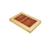 DM Création Billot de table rectangulaire 00038 Bambou naturel 46 x 31 x 5 cm Bicolore