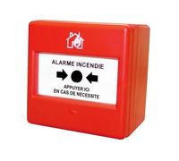 DM ET - Déclencheur manuel conventionnel étanche + R (470 ohms et 1ko) x2