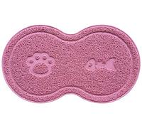DM Tapis de litière en forme de 8 pour chat 46 x 26 cm