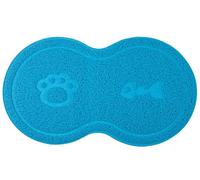 DM Tapis de litière en forme de 8 pour chat 46 x 26 cm