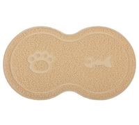 DM Tapis de litière en forme de 8 pour chat 46 x 26 cm