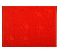 DM Tapis-litière pour chats, set de table pour animal domestique, 40 x 30 cm, 6 couleurs disponibles