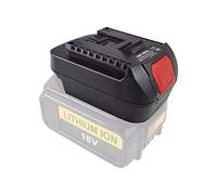 DM18BSL Adaptateur de batterie pour outil sans fil Bosch 18 V, compatible avec Dewalt DCB184 DCB182 DCB181 DCB183 et pour batterie lithium-ion Milwakee M18 pour batterie Bosch 18 V GBA