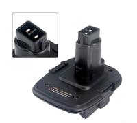 Dm18d Adaptateur d'alimentation compatible avec Dca1820 pour débroussailleuse d'extérieur Noir Chargeur de remplacement direct pour outils de jardin Performance longue durée Installation facile Design