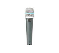 VONYX DM57A Microphone Dynamique Professionnel - Noir, Cordon de 5 Mètres, Connecteurs (XLR - Jack 6,3) - Impédance : 600 Ohms, Filtre Anti-Pop Intégré
