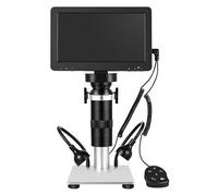 DM9-S 1200X Digital USBMicroscope 7" LCD Screen Support pour PCB Repair