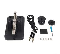 DM901 Émetteur de clé automatique pour entraînement du code morse avec radio à ondes courtes CW, sortie double canal de 3,5 mm, noir