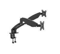 DMA 220 GS - Support ergonomique de bureau pour 2 moniteurs de 14’’ à 30’’ réglable en hauteur inclinable articulé orientable