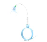 DMAIS Bâton de jeu pour chat - interactive pour chat | Collier réglable en plumes pour chat | Joli motif plumes d'oiseau | Bâton d'activité pour chats et chatons