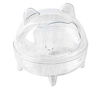 DMAIS Chinchila Baignoire en sable entièrement transparente en PET pour hamster et gerbille