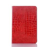 DMaos Étui à Rabat en Cuir pour iPad Mini 5e/iPad Mini 4ème génération avec Support et Fonction Veille/réveil Automatique, Protection Classique pour iPad Mini 4/5 7,9" Rouge