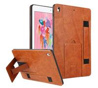 DMaos Étui fin en similicuir avec support réglable et dragonne pour iPad mini 5e/4e/3e/2e/1er 7,9" Marron
