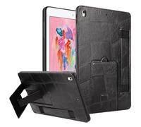 DMaos Étui fin en similicuir avec support réglable et dragonne pour iPad mini 5e/4e/3e/2e/1er 7,9" Noir