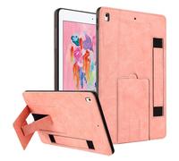 DMaos Étui fin en similicuir avec support réglable et dragonne pour iPad mini 5e/4e/3e/2e/1er 7,9" Rose