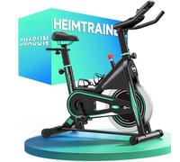 DMASUN Upgraded Velo d appartement, Vélo d'Exercice Silencieux, Résistance Réglable de 0-100%, Écran LCD, Support pour Tablette, Vélo d'appartement Professionnel avec Siège Confortable, Capacité 160kg