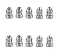 DMBAOD 5/10pcs 0,9 mm-1,5 mm Cannon de Mousse de Lance en Mousse améliorée pour K2 K4 K5 K7 Spray en Mousse réglable à Haute Pression pour Lavage de Voiture Stainless Steel 1.1mm 10 pièces