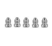 DMBAOD 5/10pcs 0,9 mm-1,5 mm Cannon de Mousse de Lance en Mousse améliorée pour K2 K4 K5 K7 Spray en Mousse réglable à Haute Pression pour Lavage de Voiture Stainless Steel 1.2mm 5 pièces