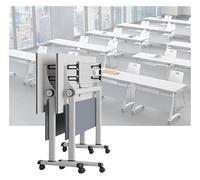 DMBBSAPBSH Bureau Pliable Table de Reunion, Table de Formation Mobile à Plateau Rabattable for séminaire, Bureau, Salle de Classe(2pack,47.2in)