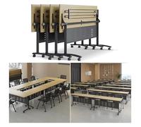 DMBBSAPBSH Bureau Pliable Table de Reunion, Table de Formation modulaire for Salle de conférence ou de réception(4pack)