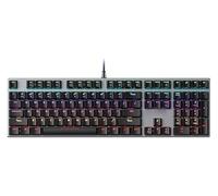 DMBBSAPBSH Clavier de Jeu Mécanique, Clavier Gamer Mécanique, Clavier 108 Touches sans conflit, rétroéclairage Mixte
