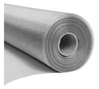 DMBBSAPBSH Grillage Fine Maille, Grillage métallique tissé en Acier Inoxydable 304, Grille d'aération de 20 Mailles, moustiquaire de Jardin for Briques d'aération(1x10m)