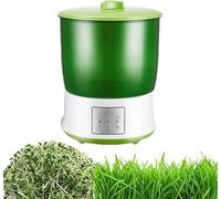 DMBBSAPBSH Machine à Germes de Soja, Machine de Culture de germes de soja, Machine à germer Les graines for la Maison, avec Plaque de Pression de Stockage d'eau for la Culture des graines