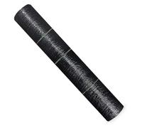 DMBBSAPBSH Membrane pour Le Contrôle des Mauvaises Herbes, Tissu de barrière pour la Couverture du Terrain de Jardin, Film Anti-Mauvaises Herbes(1.2x76m/4x250ft)