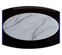 DMBBSAPBSH Plateau de Service Rotatif,Plateau Tournant, Plateau en Verre adapté aux Tables à Manger, aux Tables Basses et aux Tables d'appoint(Grey,40in/100cm)